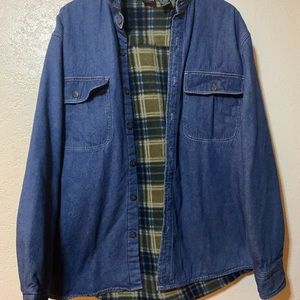 Early Winter Thick Button Down Denim